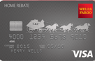 Wells Fargo Home Rebate Visa card