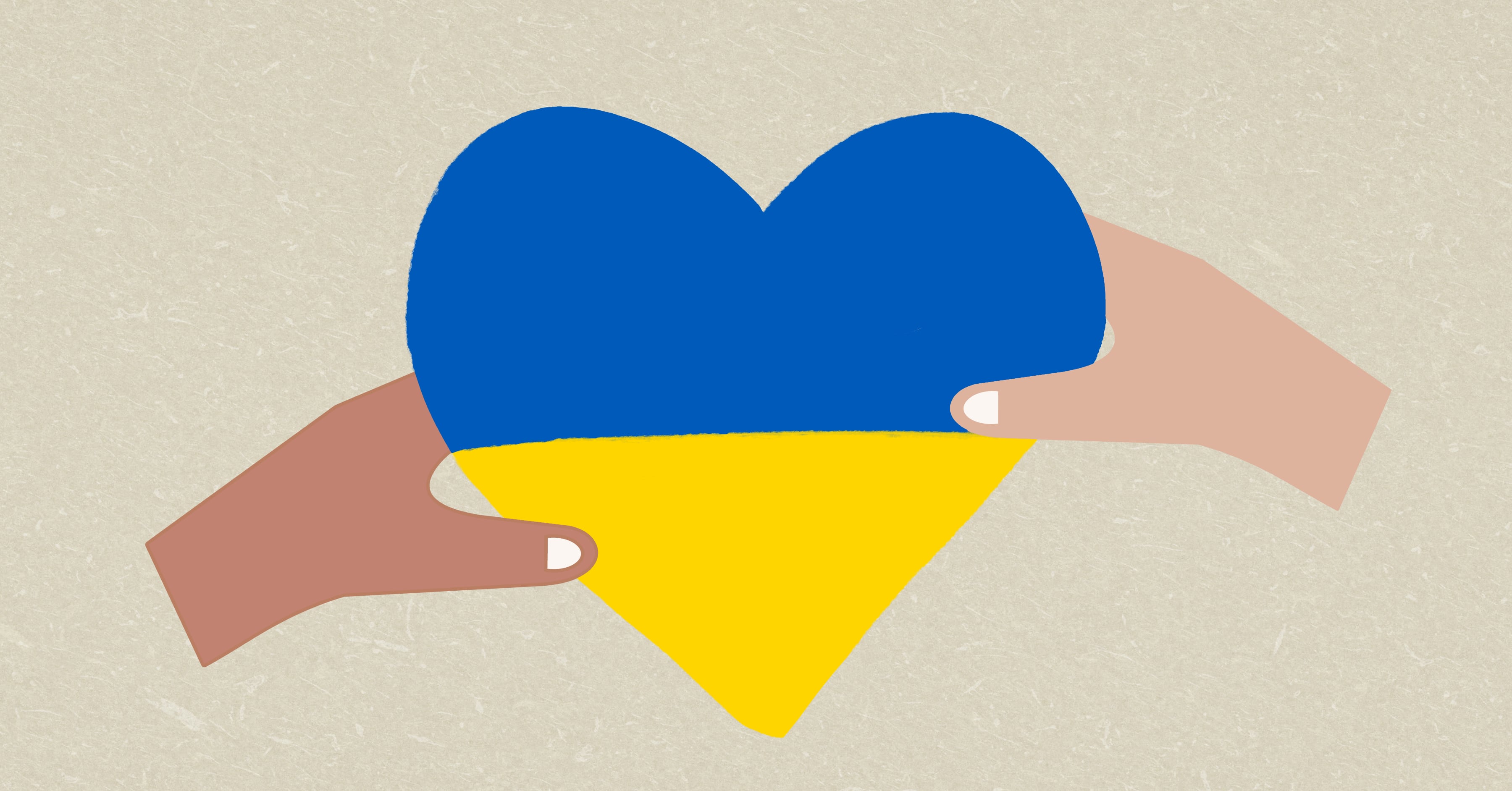 Ukraine heart being given