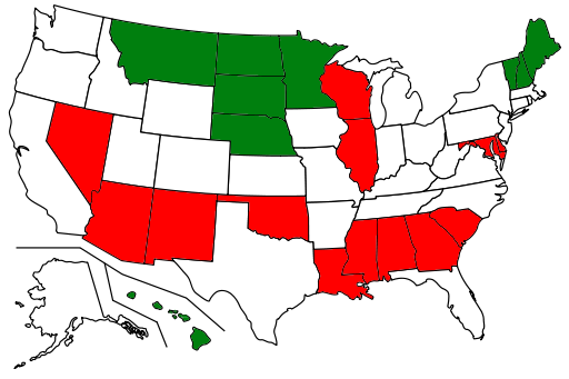 A CardRatings study reveals the best and worst states for credit.